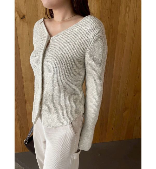 LAGUNAMOON「ボタンデザインニットカーデプルオーバー」|ニット・セーター|