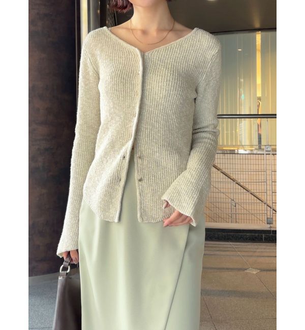 LAGUNAMOON「ボタンデザインニットカーデプルオーバー」|ニット・セーター|