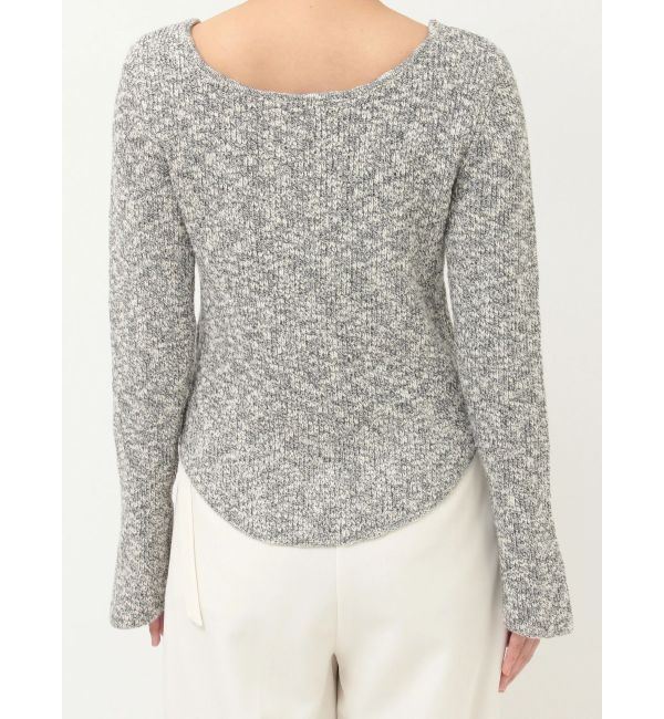 LAGUNAMOON「ボタンデザインニットカーデプルオーバー」|ニット・セーター|