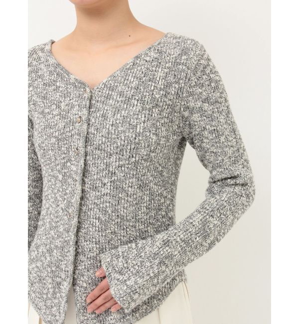 LAGUNAMOON「ボタンデザインニットカーデプルオーバー」|ニット・セーター|