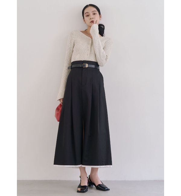 LAGUNAMOON「ボタンデザインニットカーデプルオーバー」|ニット・セーター|