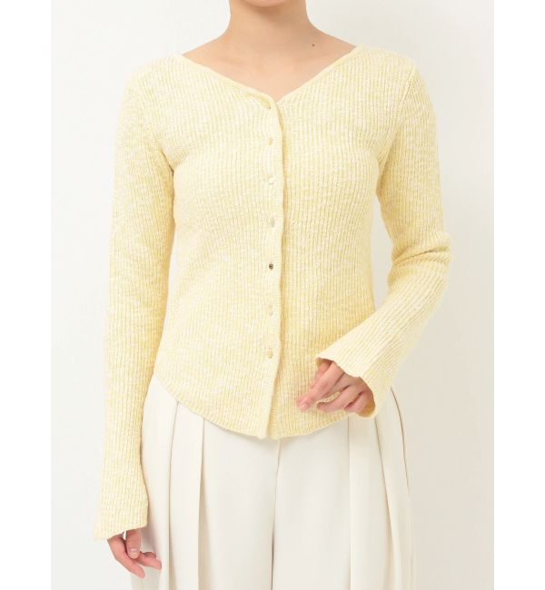 LAGUNAMOON「ボタンデザインニットカーデプルオーバー」|ニット・セーター|