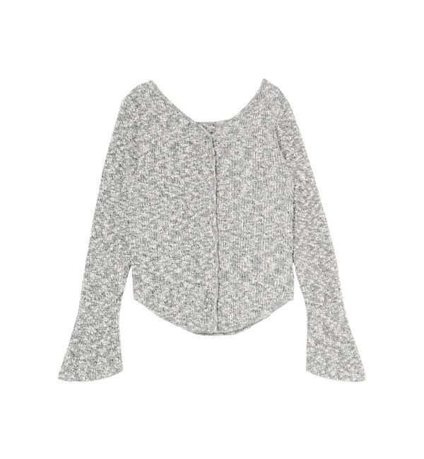 LAGUNAMOON「ボタンデザインニットカーデプルオーバー」|ニット・セーター|