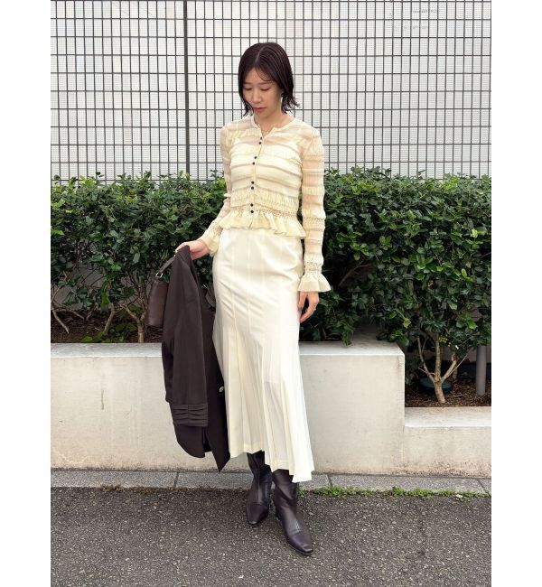 LAGUNAMOON「タックプリーツマーメイドスカート」|スカート|