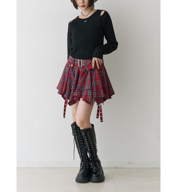 jouetie「カットアウトリブニット」|ニット・セーター|