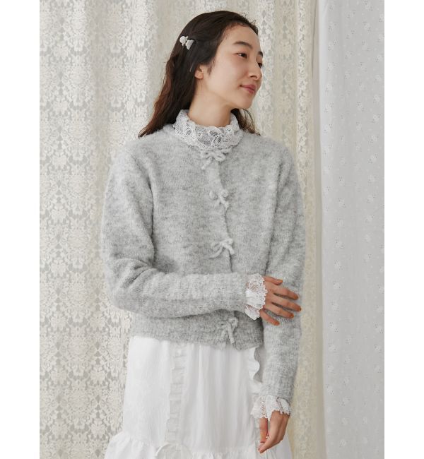 merry jenny「レースリブニット」|ニット・セーター|