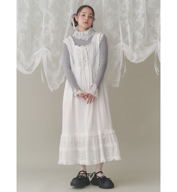 merry jenny「レースリブニット」|ニット・セーター|