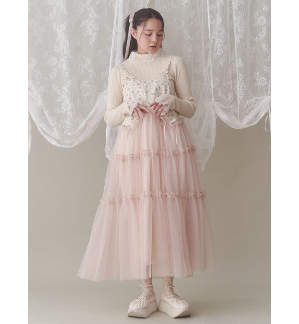 merry jenny「レースリブニット」|ニット・セーター|