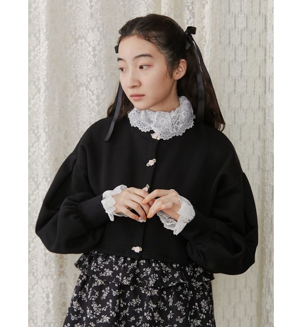 merry jenny「レースリブニット」|ニット・セーター|