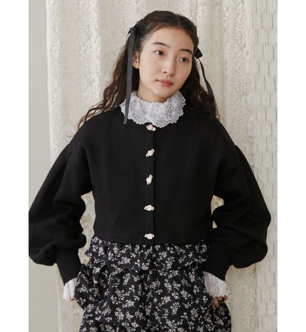 merry jenny「レースリブニット」|ニット・セーター|