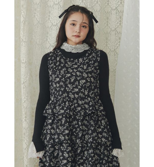 merry jenny「レースリブニット」|ニット・セーター|