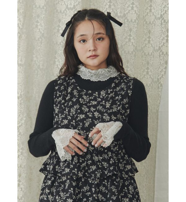 merry jenny「レースリブニット」|ニット・セーター|