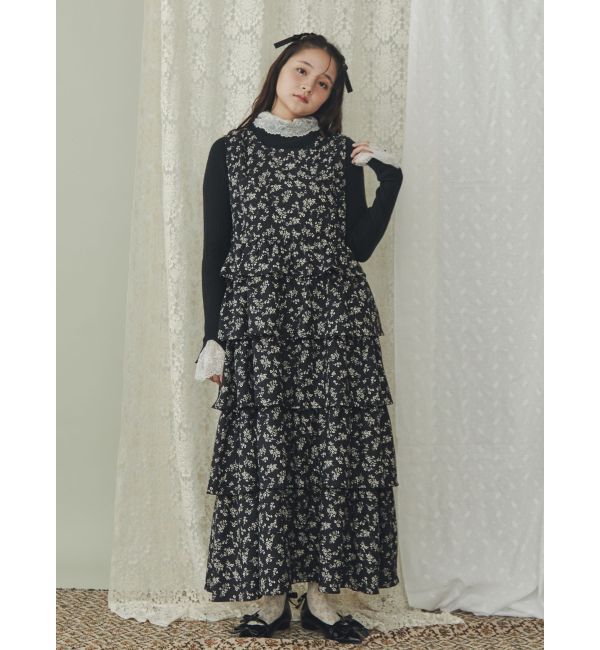 merry jenny「レースリブニット」|ニット・セーター|