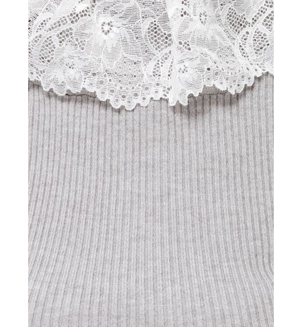 merry jenny「レースリブニット」|ニット・セーター|