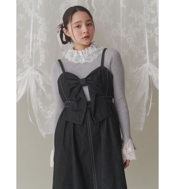 merry jenny「レースリブニット」|ニット・セーター|