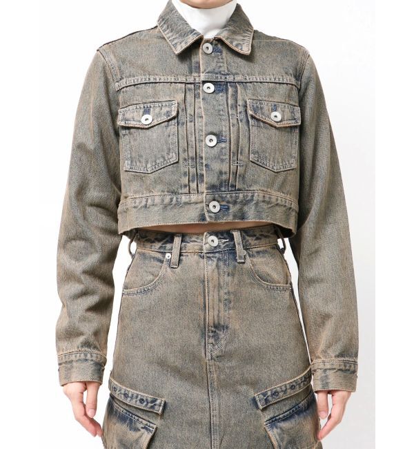 GYDA「STUPID RICH bijouデニムショートGジャン」|その他|