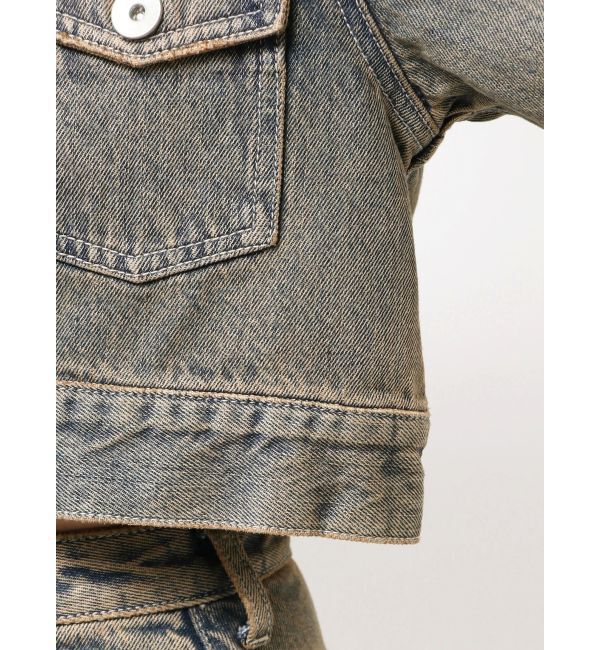 GYDA「STUPID RICH bijouデニムショートGジャン」|その他|