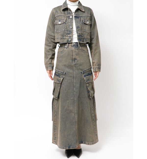 GYDA「STUPID RICH bijouデニムショートGジャン」|その他|