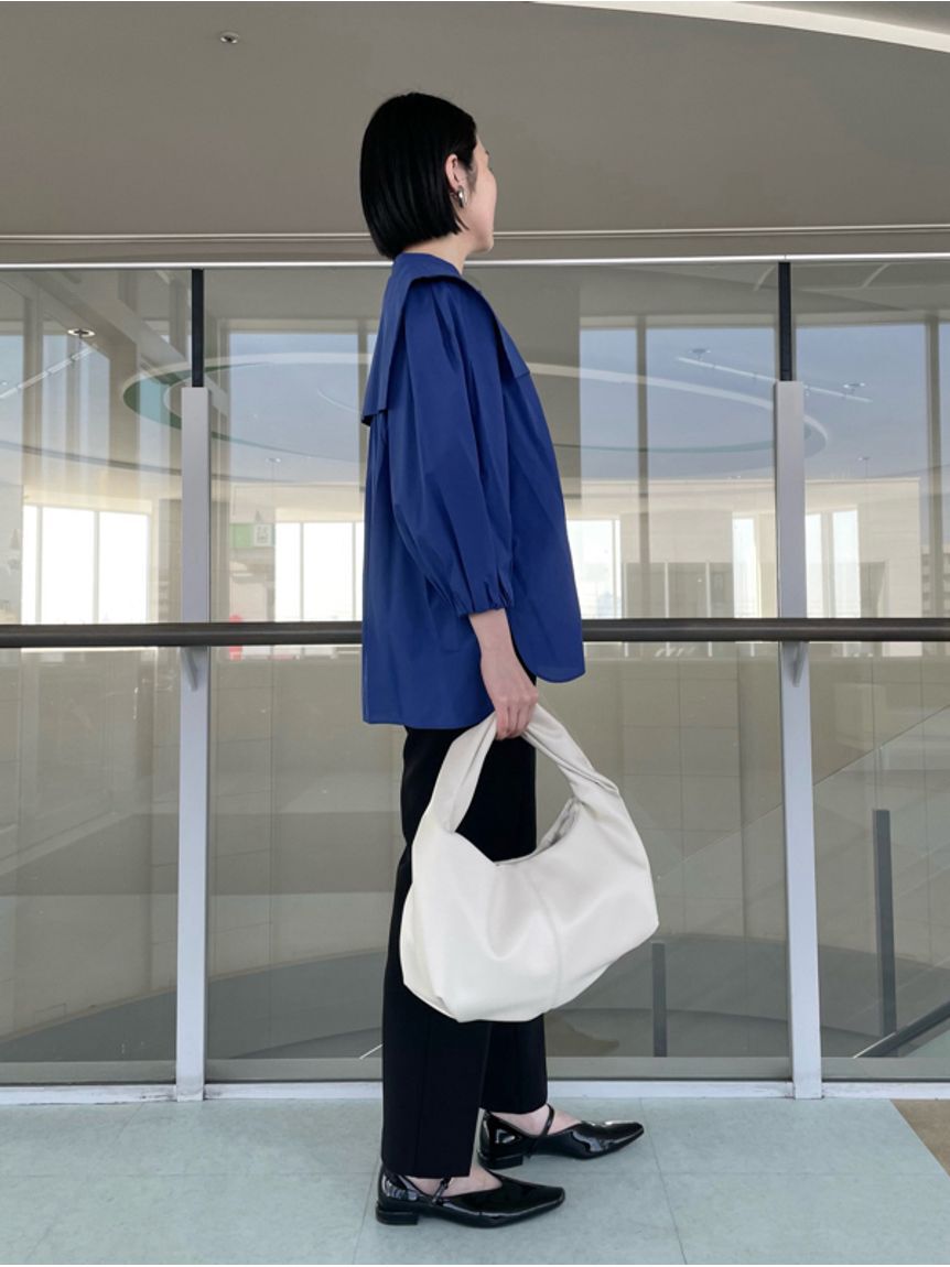 Mila Owen「【WEB限定カラー】後ろゴムセンタープレステーパードパンツ【ウォッシャブル】」|チノ|