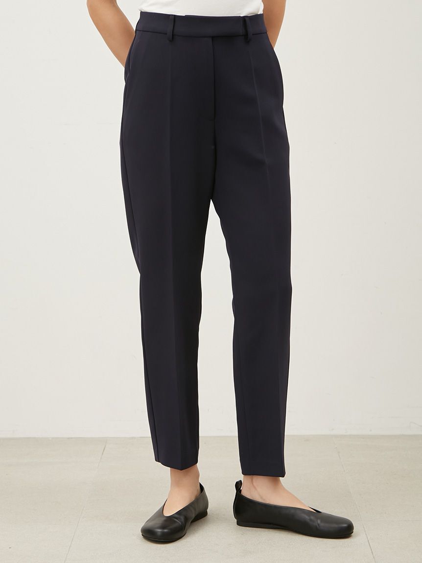 Mila Owen「【WEB限定カラー】後ろゴムセンタープレステーパードパンツ【ウォッシャブル】」|チノ|