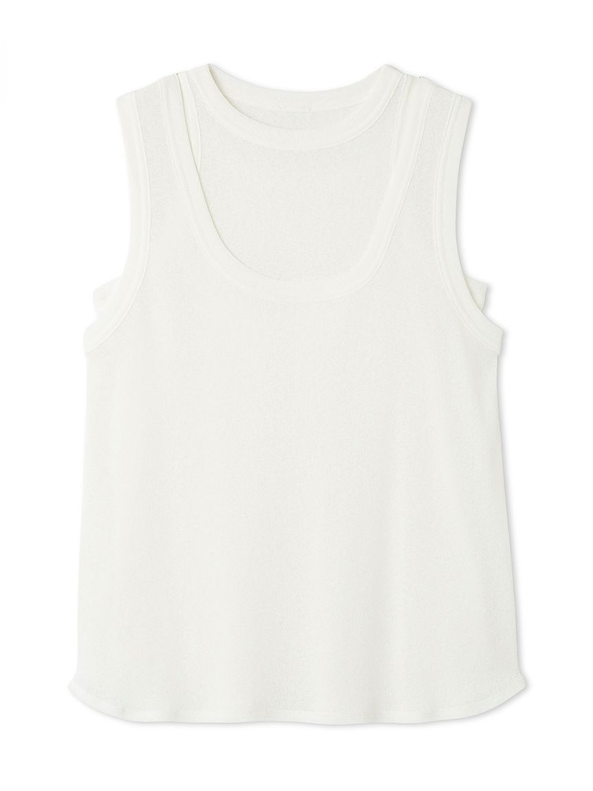 Mila Owen「イージーケアタンクレイヤードカットトップス」|タンクトップ|