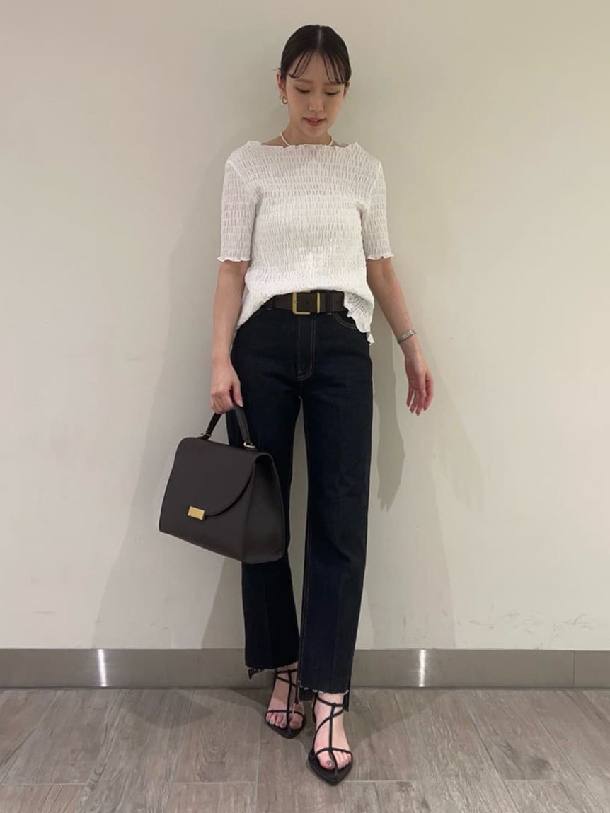 Mila Owen「シャーリングブラウス」|シャツ・ブラウス|