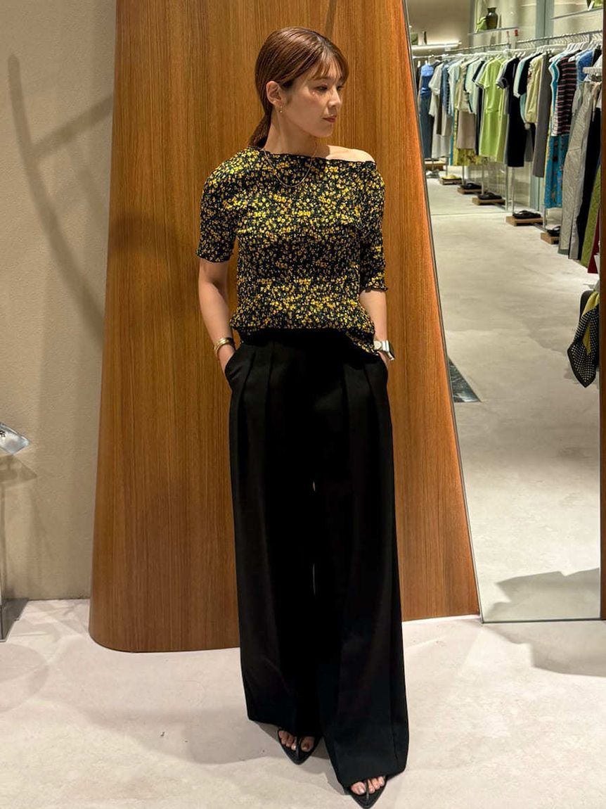 Mila Owen「シャーリングブラウス」|シャツ・ブラウス|