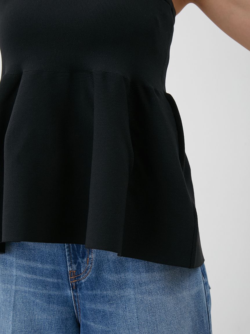 Mila Owen「【セットアイテム】ペプラムベアニットアメスリタンクSET」|ニット・セーター|