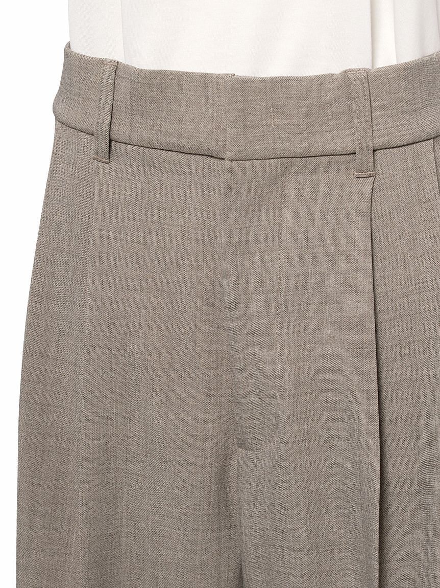 Mila Owen「ドライタッチ2タックワイドパンツ」|チノ|