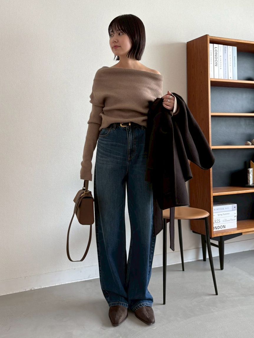 Mila Owen「オフショルラメニット」|ニット・セーター|