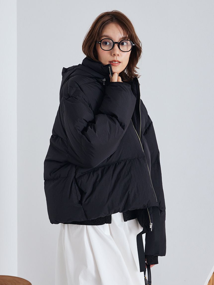 Mila Owen「フレンチダウンテントシルエットジャケット」|ダウン|BLK