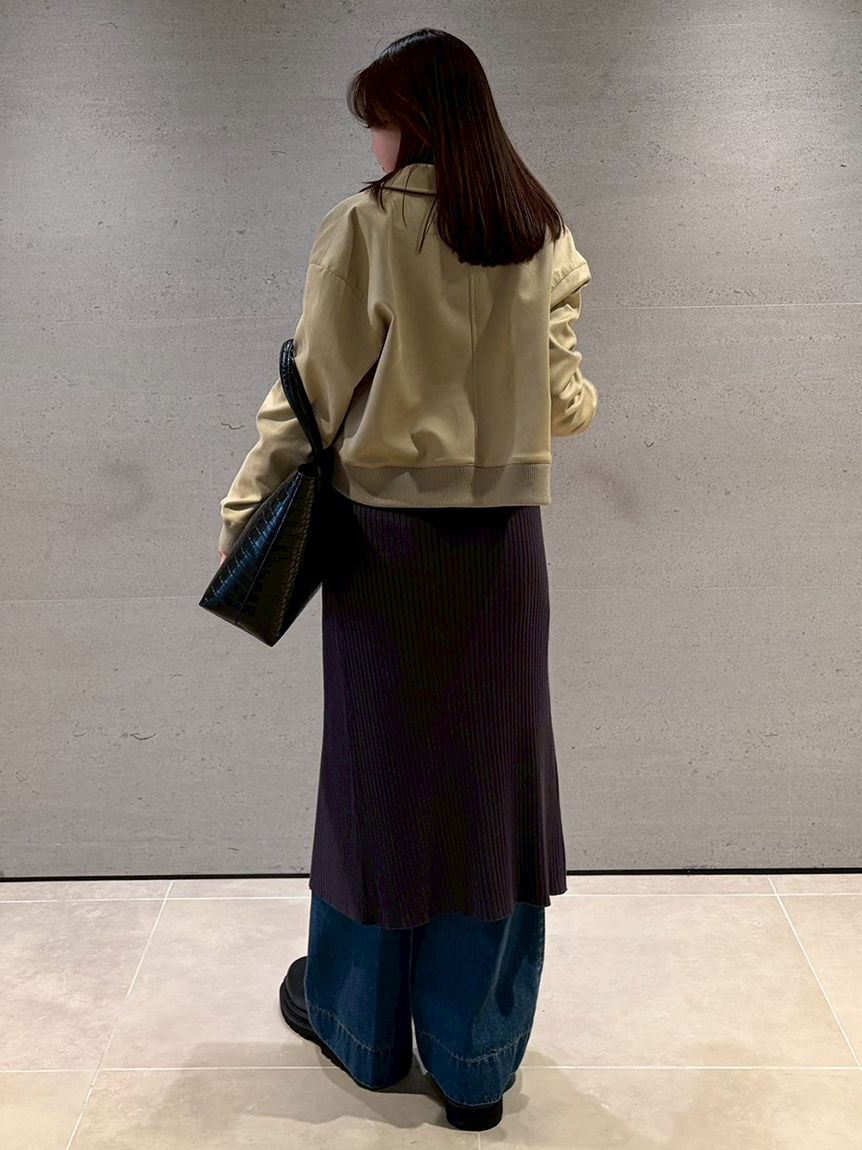 Mila Owen「【セットアップ対応】スウェードブルゾン」|ブルゾン・スタジャン|