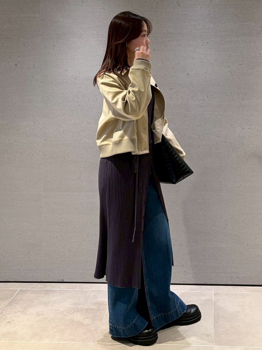 Mila Owen「【セットアップ対応】スウェードブルゾン」|ブルゾン・スタジャン|