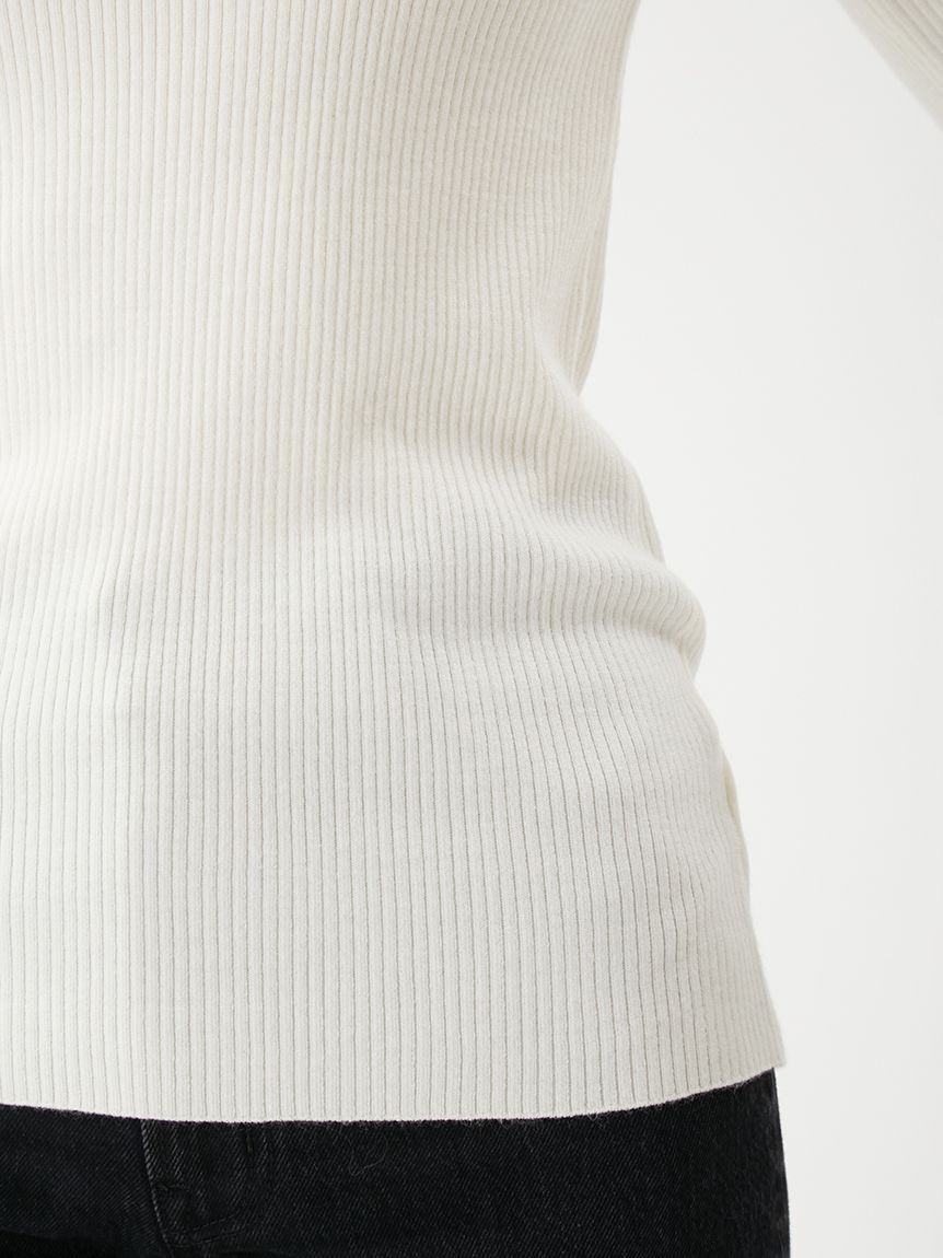 Mila Owen「バイカラーリブニット」|ニット・セーター|