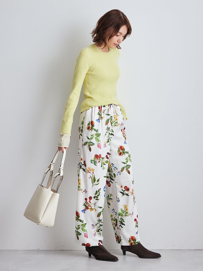 Mila Owen「バイカラーリブニット」|ニット・セーター|