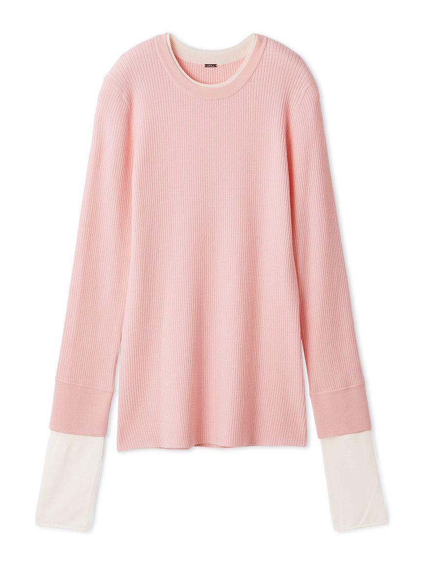 Mila Owen「バイカラーリブニット」|ニット・セーター|PNK