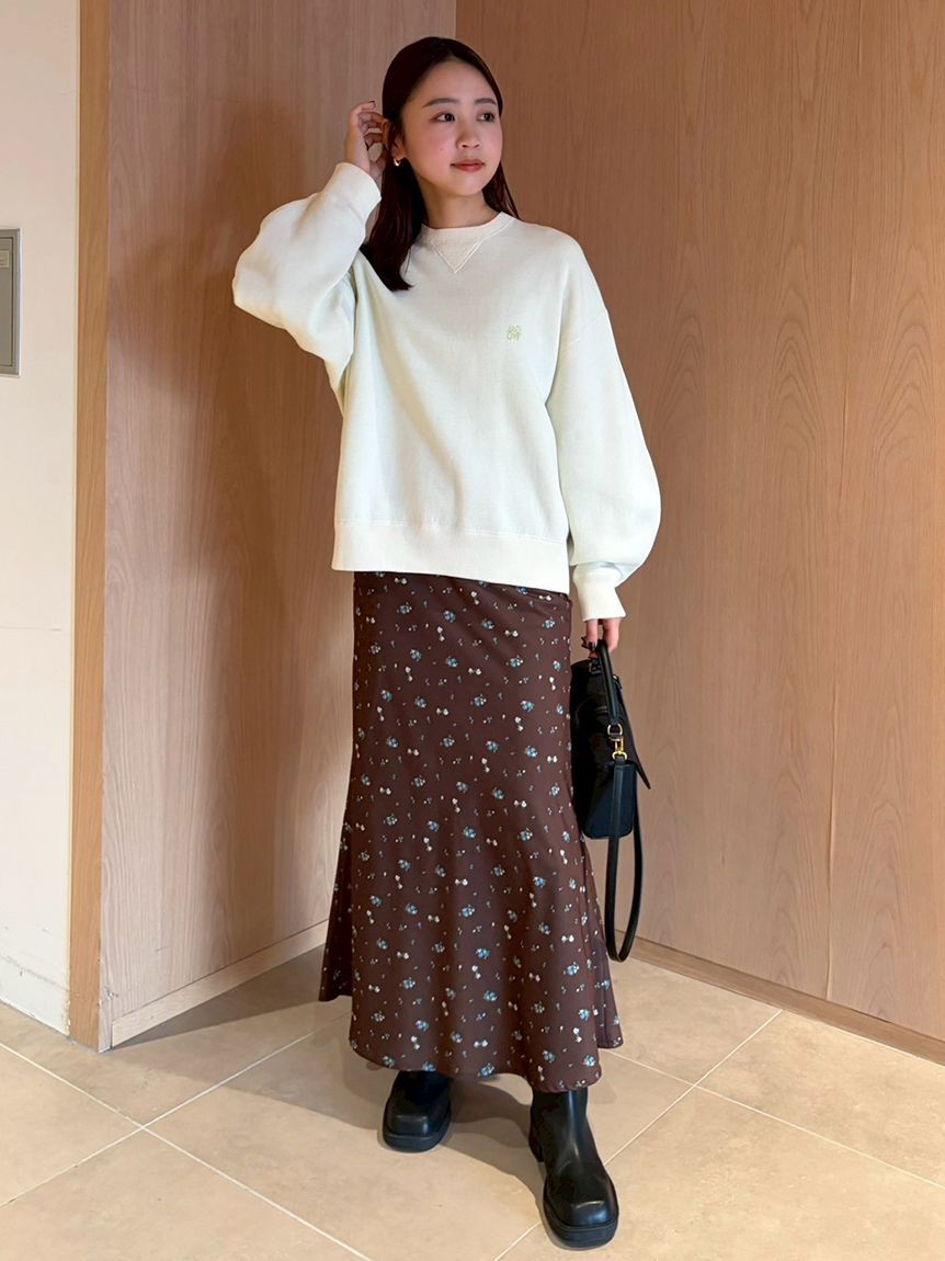 Mila Owen「バイカラースウェットライクニット」|ニット・セーター|