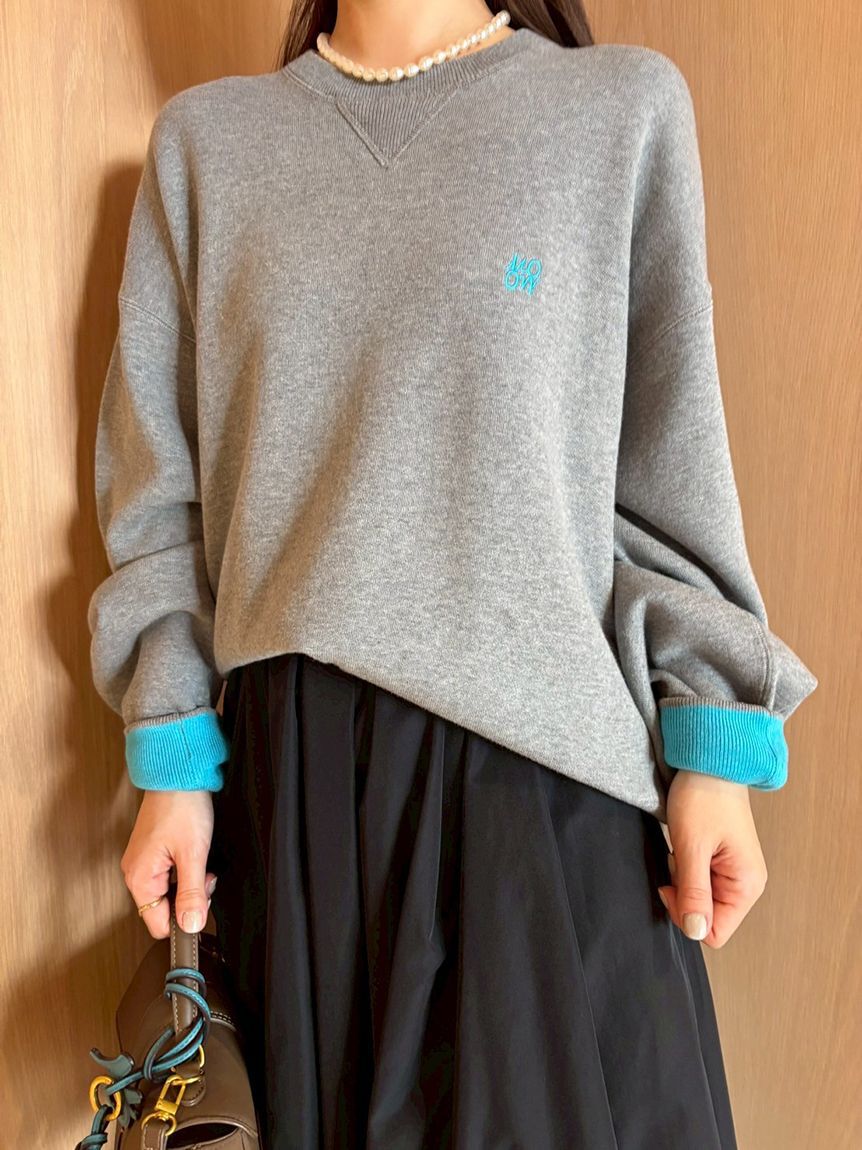 Mila Owen「バイカラースウェットライクニット」|ニット・セーター|