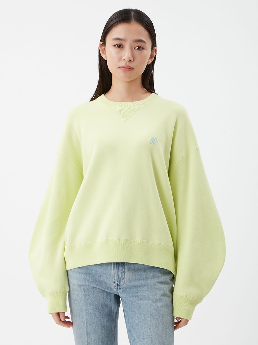 Mila Owen「バイカラースウェットライクニット」|ニット・セーター|LIME