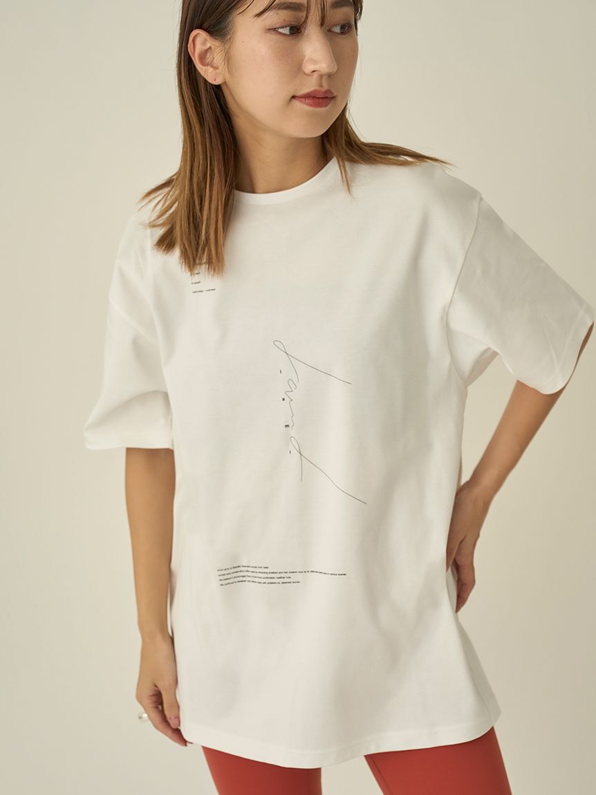 emmi atelier「【IPSA/emmi】コラボプリントTシャツ」|Tシャツ・カットソー|WHT