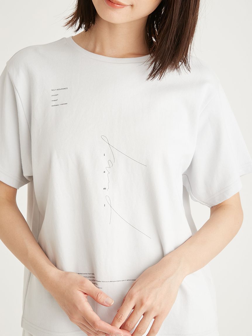 emmi atelier「【IPSA/emmi】コラボプリントTシャツ」|Tシャツ・カットソー|