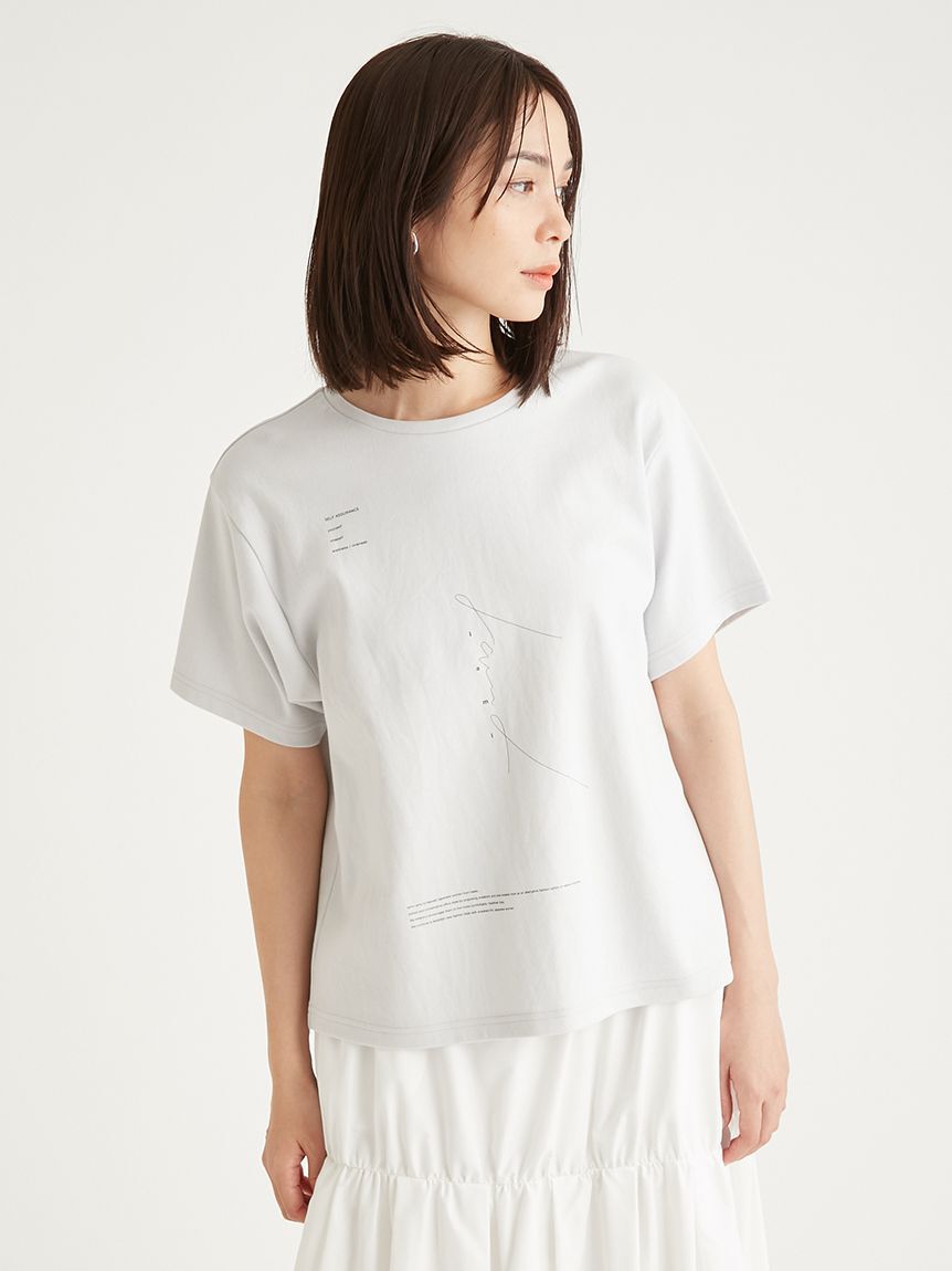 emmi atelier「【IPSA/emmi】コラボプリントTシャツ」|Tシャツ・カットソー|LBLU
