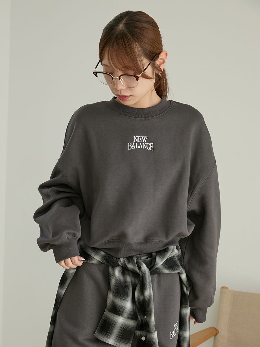 NEW BALANCE 「【New Balance for emmi】Track side フリースクルー」|スウェット・ジャージ|