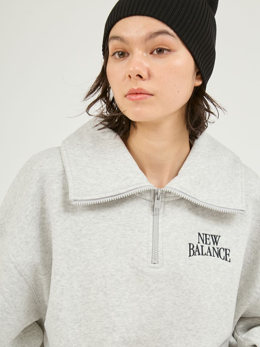 NEW BALANCE 「【New Balance for emmi】Track side フリースハーフジップ」|スウェット・ジャージ|