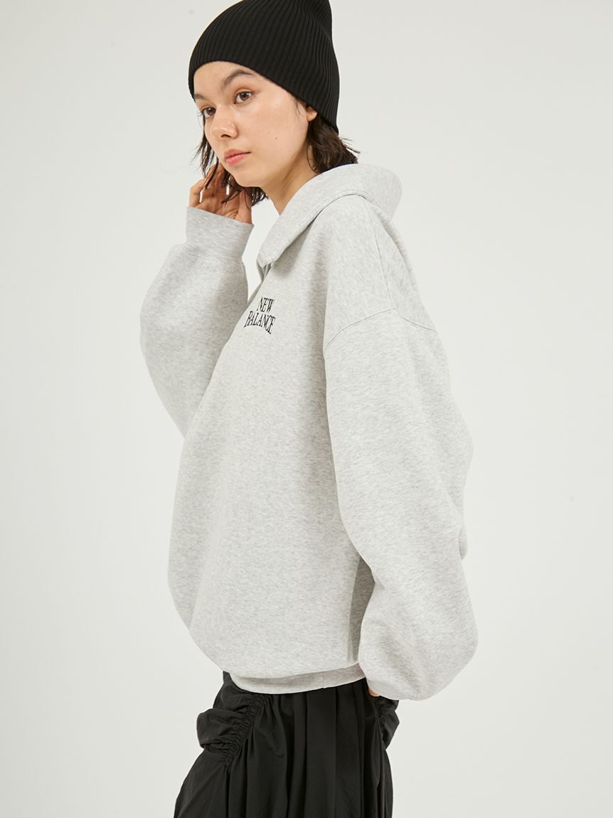 NEW BALANCE 「【New Balance for emmi】Track side フリースハーフジップ」|スウェット・ジャージ|