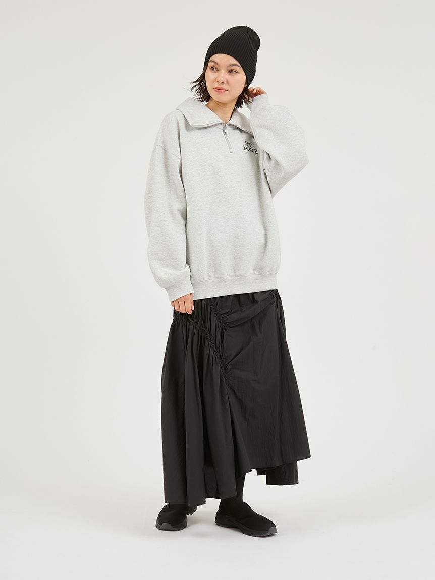 NEW BALANCE 「【New Balance for emmi】Track side フリースハーフジップ」|スウェット・ジャージ|