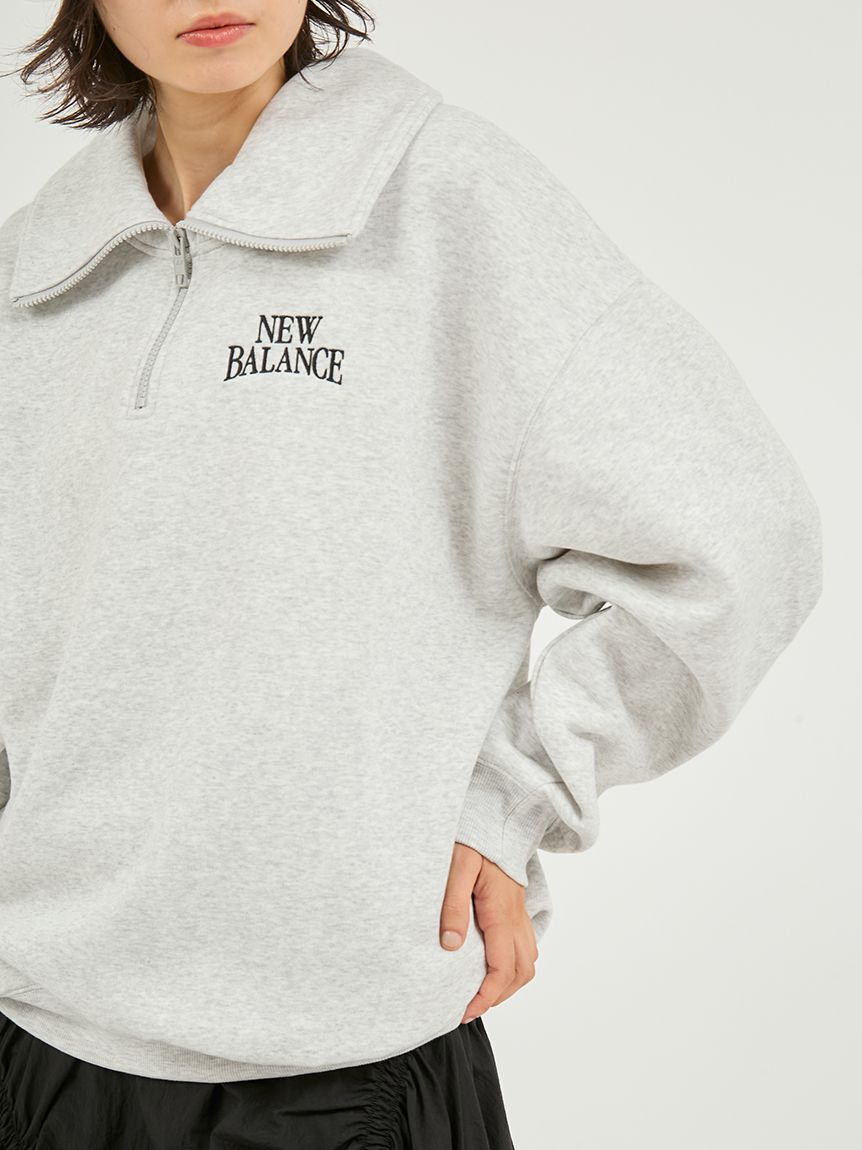 NEW BALANCE 「【New Balance for emmi】Track side フリースハーフジップ」|スウェット・ジャージ|