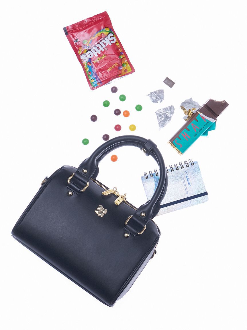 FURFUR「リボンカシメボストンバッグ」|ボストンバッグ|BLK