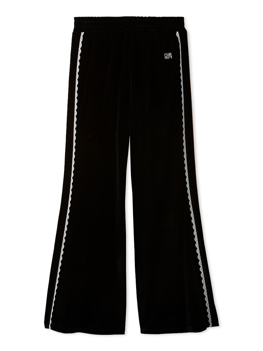 FURFUR「サイドレースベロアトラックパンツ」|チノ|