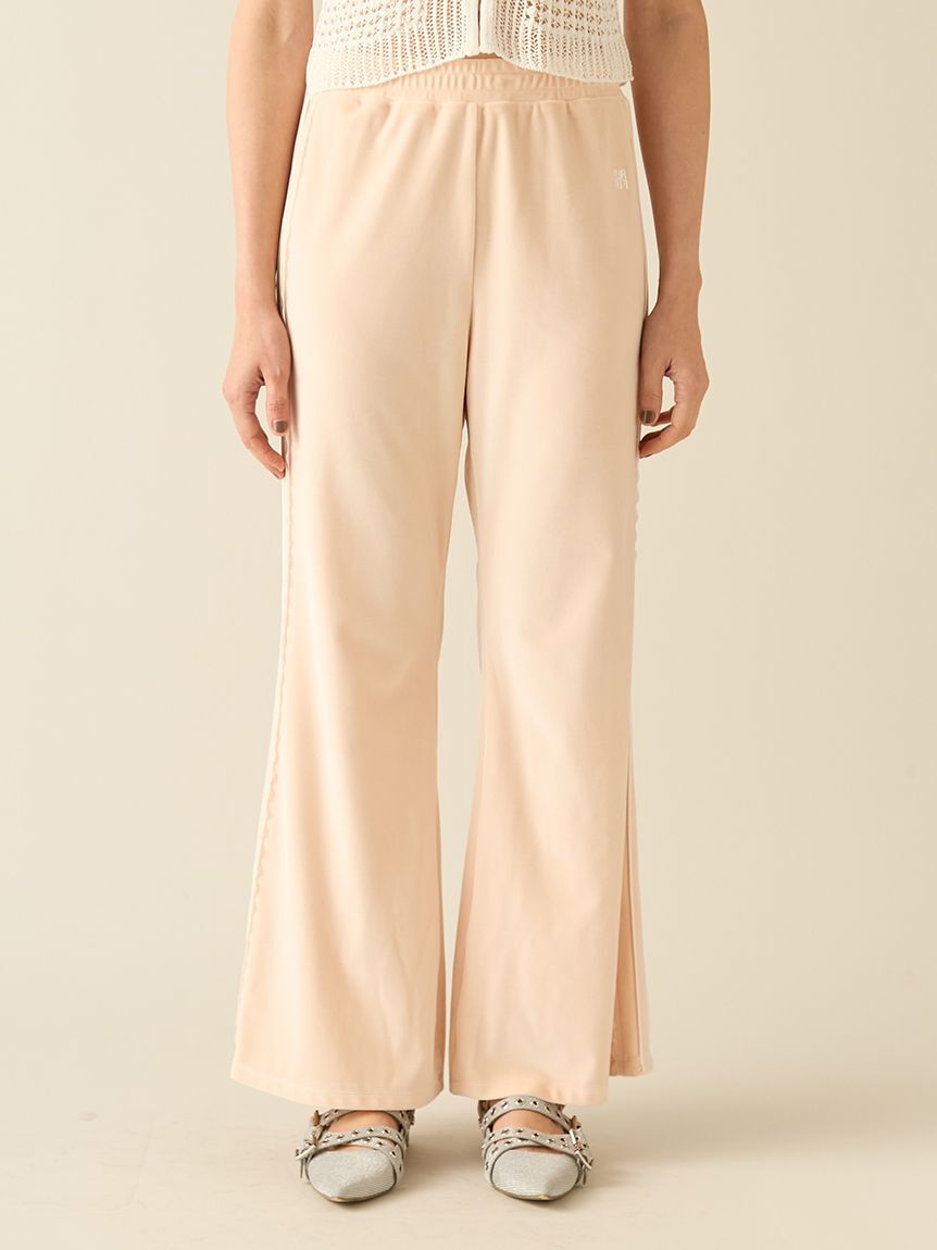 FURFUR「サイドレースベロアトラックパンツ」|チノ|